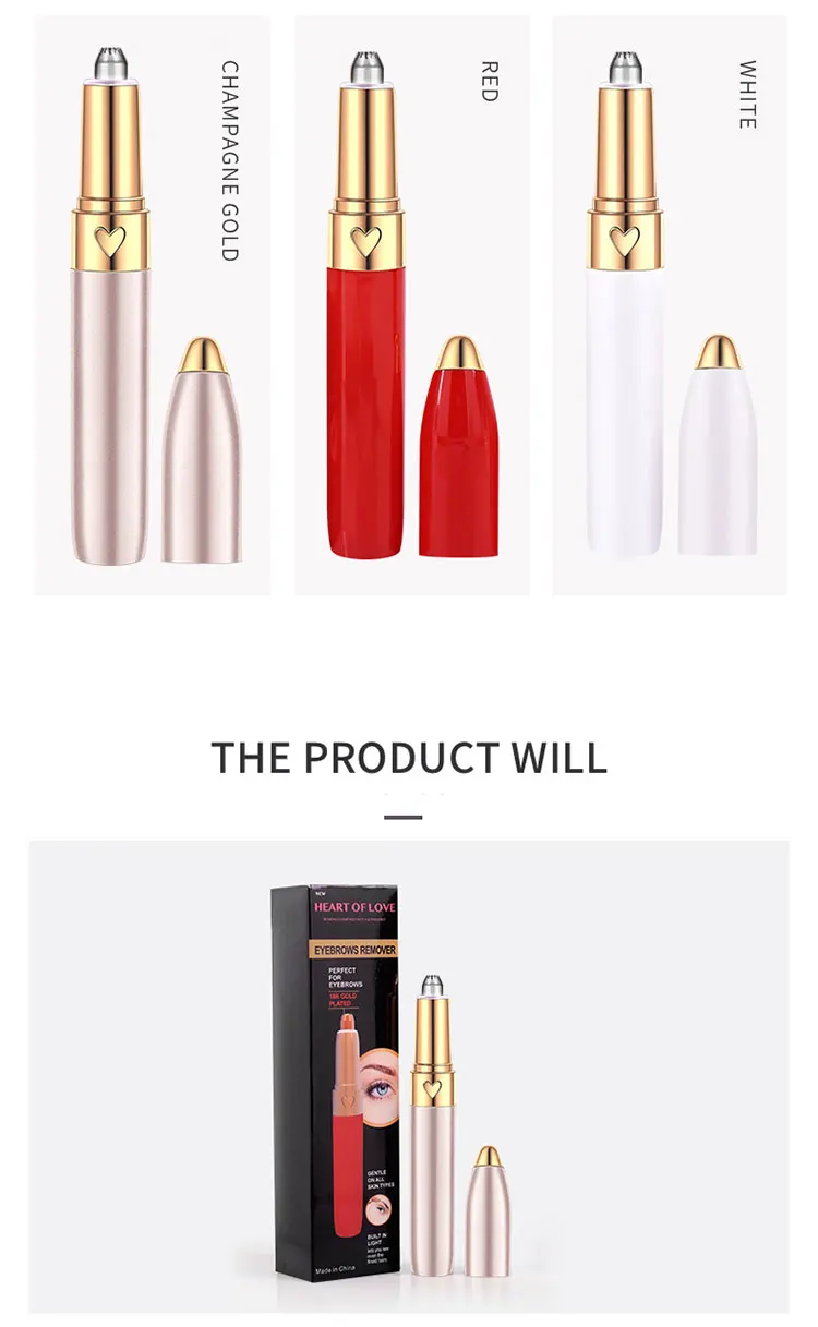 Hair Remover Tool Mini Electric Hair Remover Painless Safety Body Facial Neck Leg Epilator Electric Lady Women Eyebrow Shaver