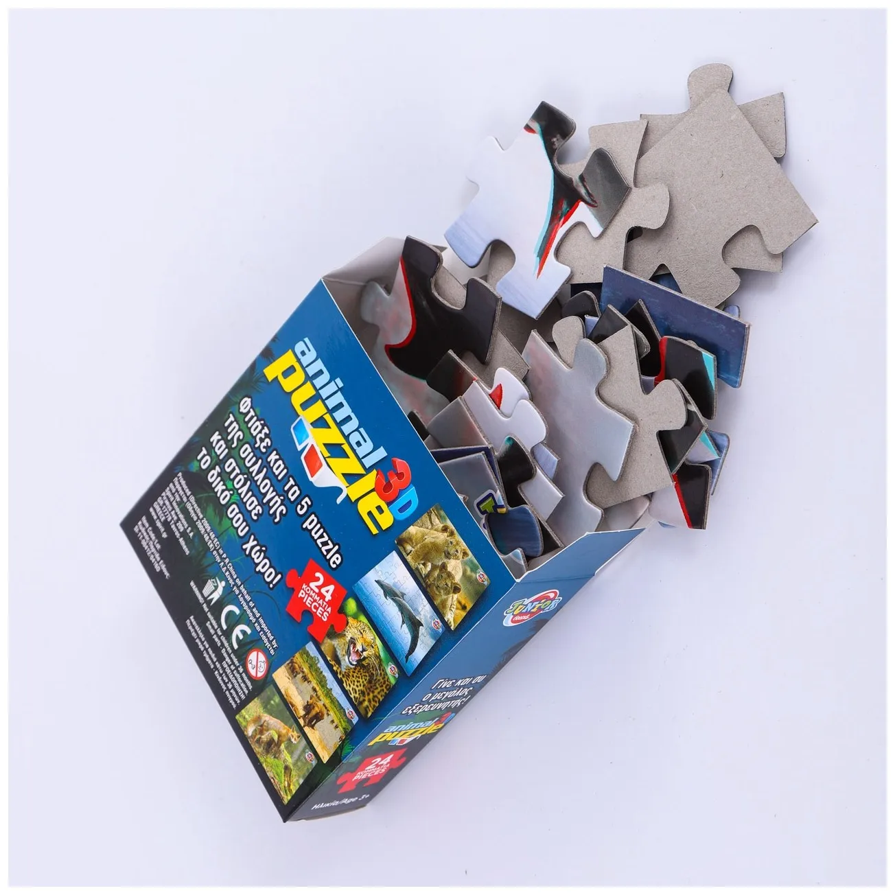 
Cartoon pattern DIY puzzle, 3D educational toy puzzle customization 