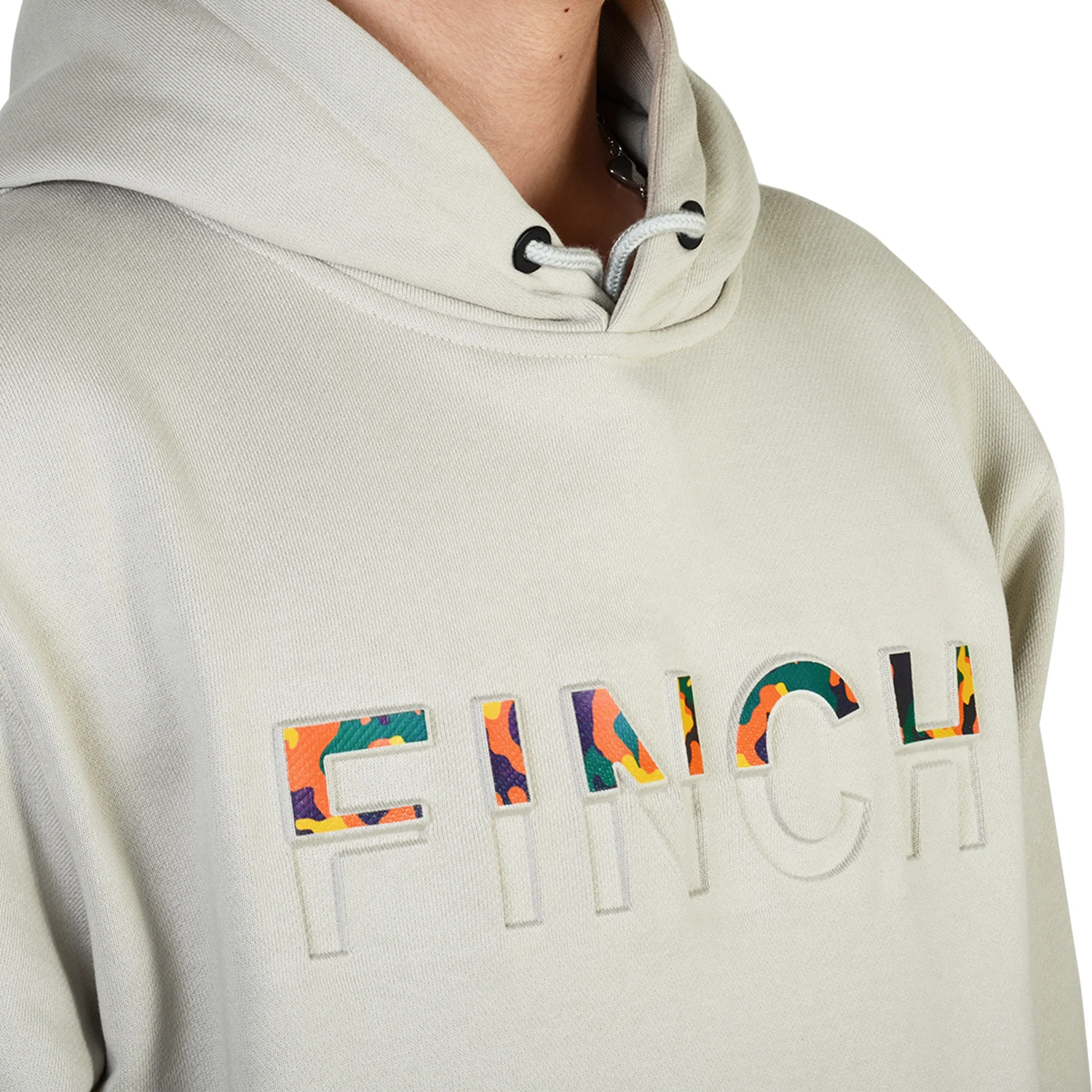 Finch garment 3d print embossed hoodie and jogger set gym embossed tracksuits for men