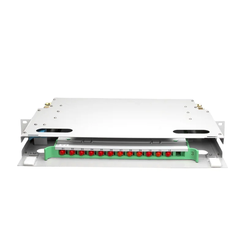 Full Load 12 Port Fiber Optical Distribution Frame ODF  SC square port FC round port