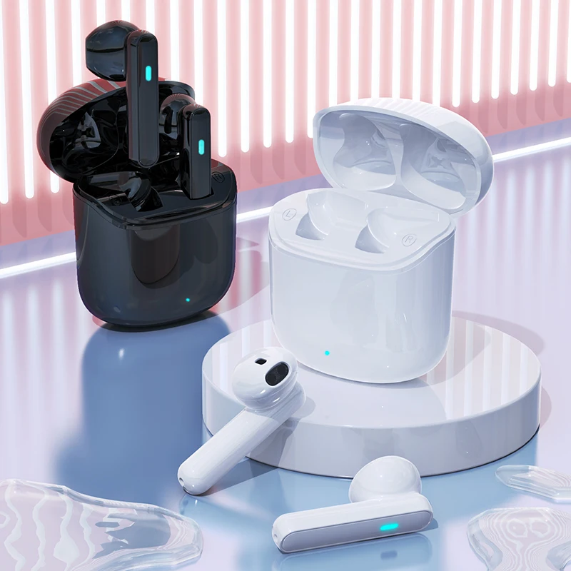 Factory Supply Tws Ipx5 Waterproof  V5.0 Blue Tooth Earphones & Headphones Wireless Gaming Headset