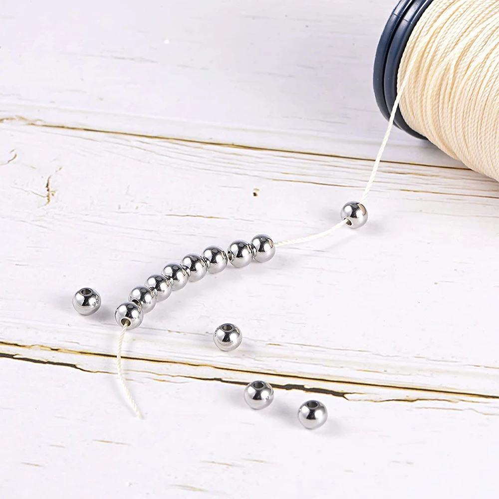 Custom engraved loose bead jewelry accessory metal beads for bracelet/necklace jewelry making