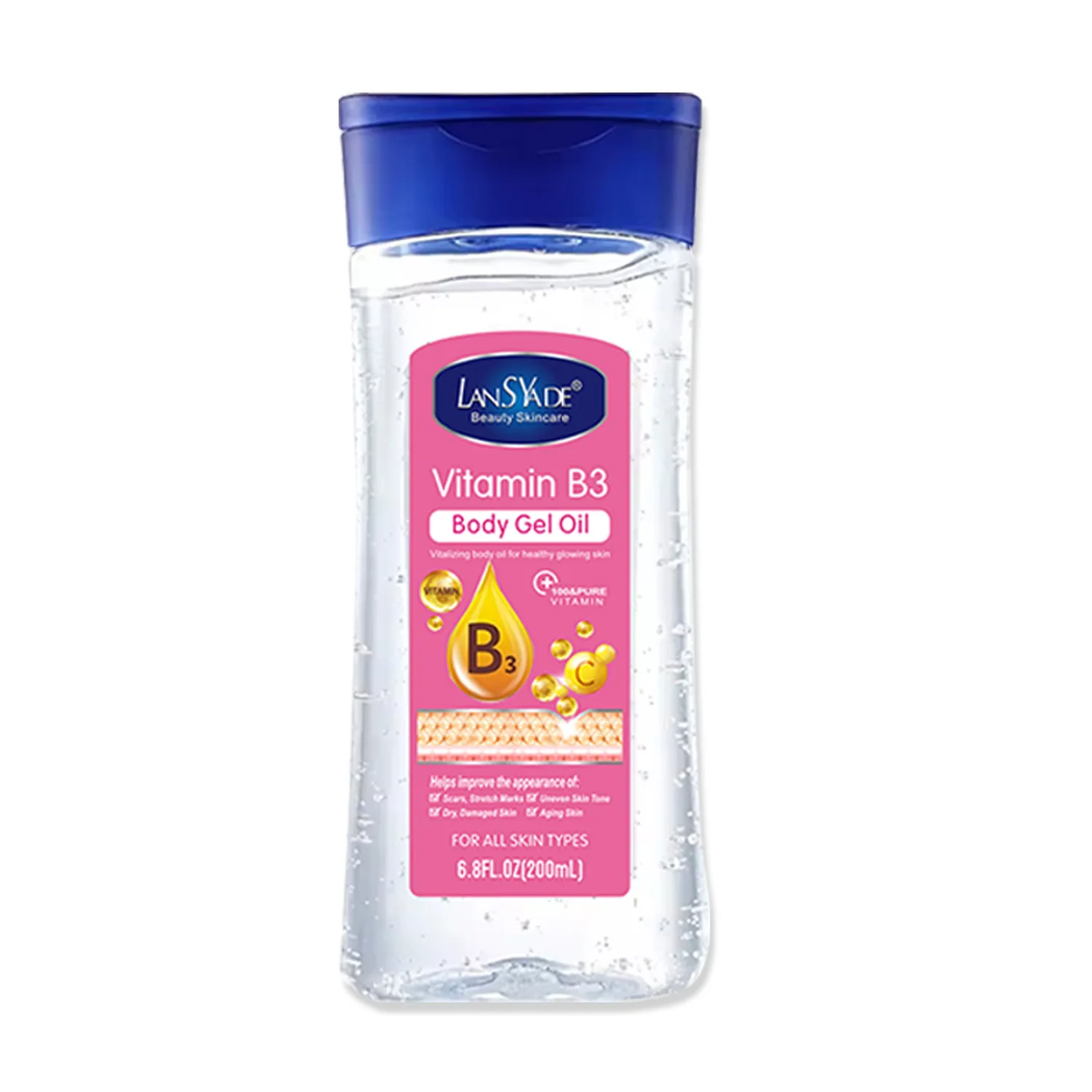 200ml Carrot Organic Gel Oil Agam Oil Body Gel Nourishing Brightening Vitamin C Massage Oil