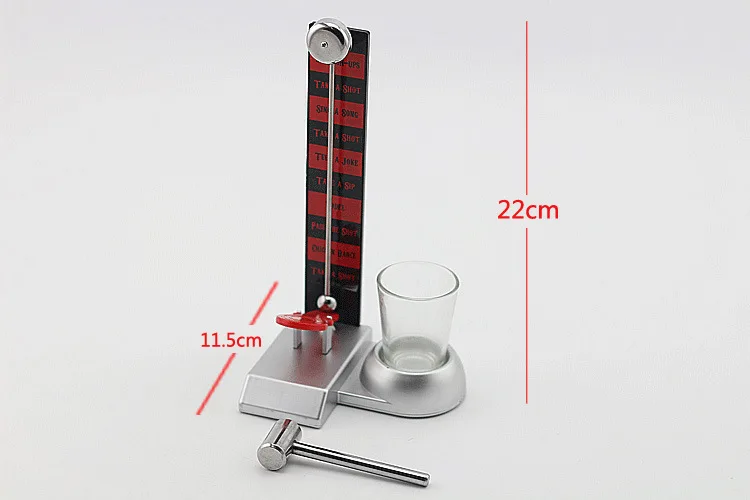 Fancy glass cup hammer shots drinking game set entertainment party pub drinking game shot for adults