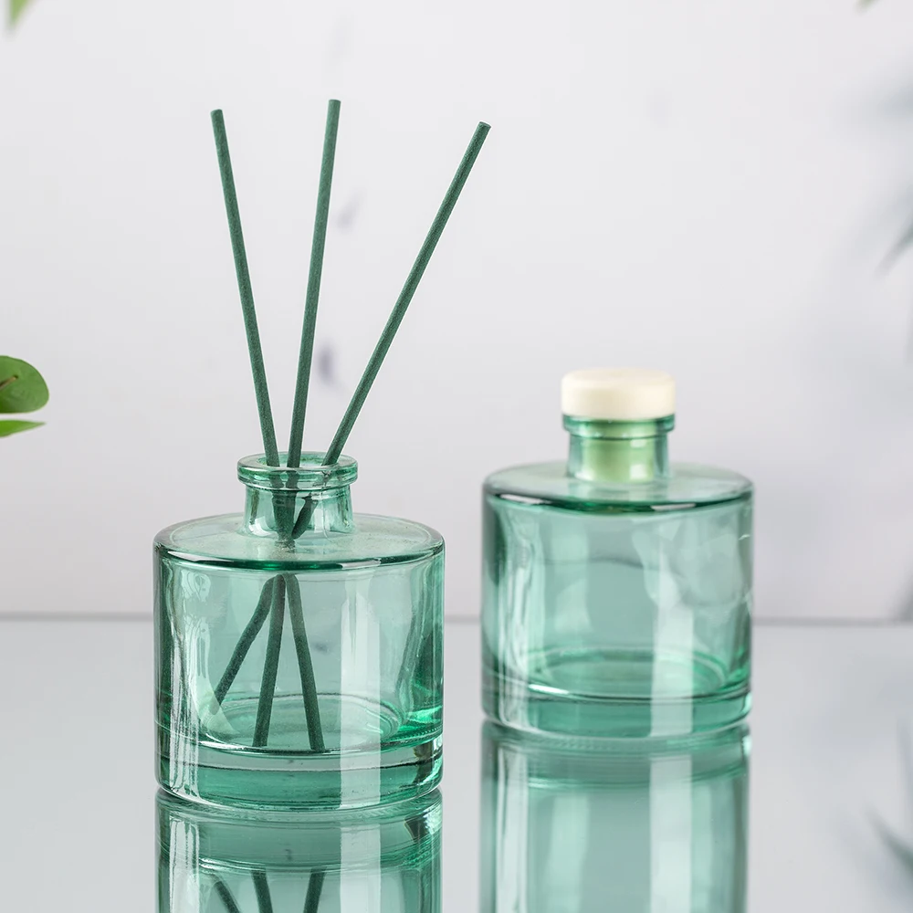 120ml Luxury customized Decorative Glass Perfume Reed Diffuser Bottle With cap and stick in stick