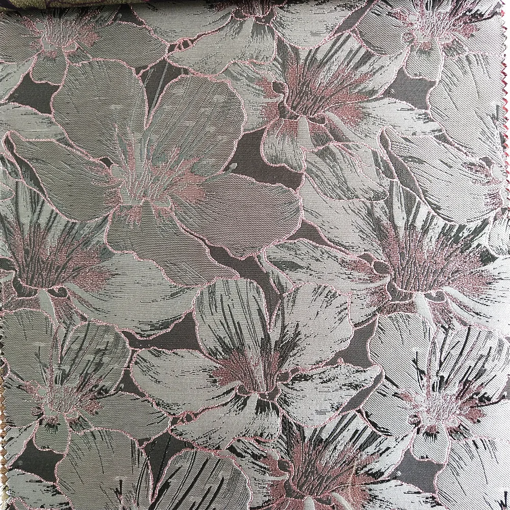 
POLYESTER AND METALLIC NEW DESIGN WOVEN BROCADE JACQUARD FABRIC FOR GARMENT 