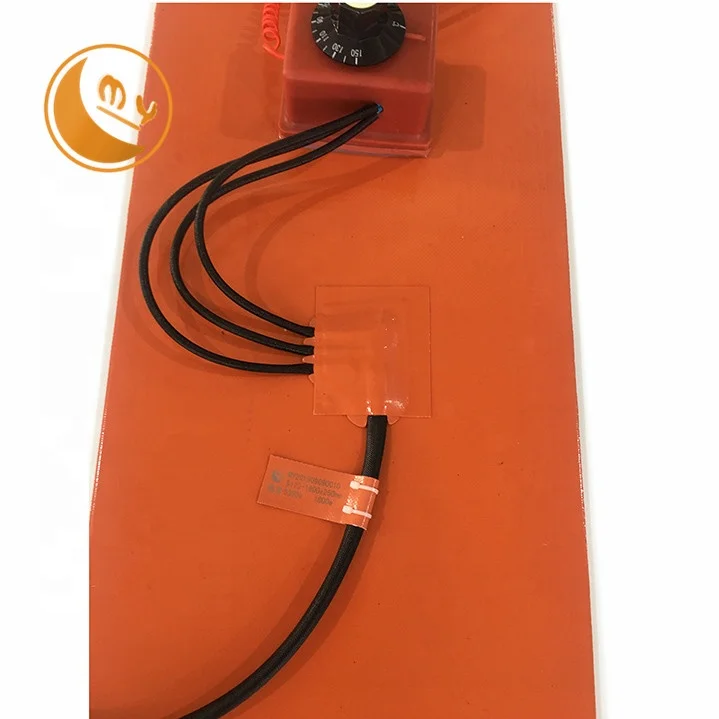 220V  silicone hot wholesale 860*200 mm oil pan heat pad for bee honey heater with sensor