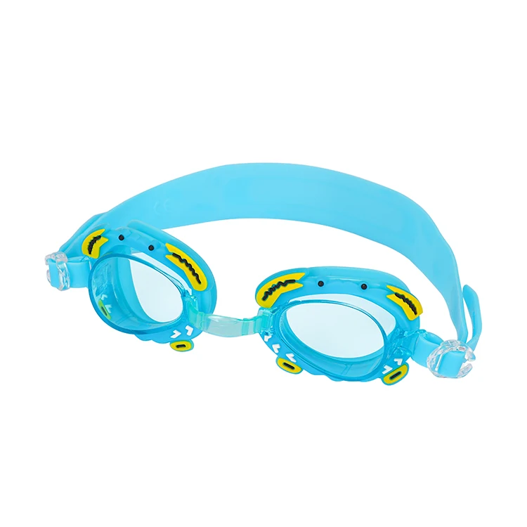 
Children cartoon swimming goggles funny crab design with anti-fog and wartproof lenses UV protection,clear vision 