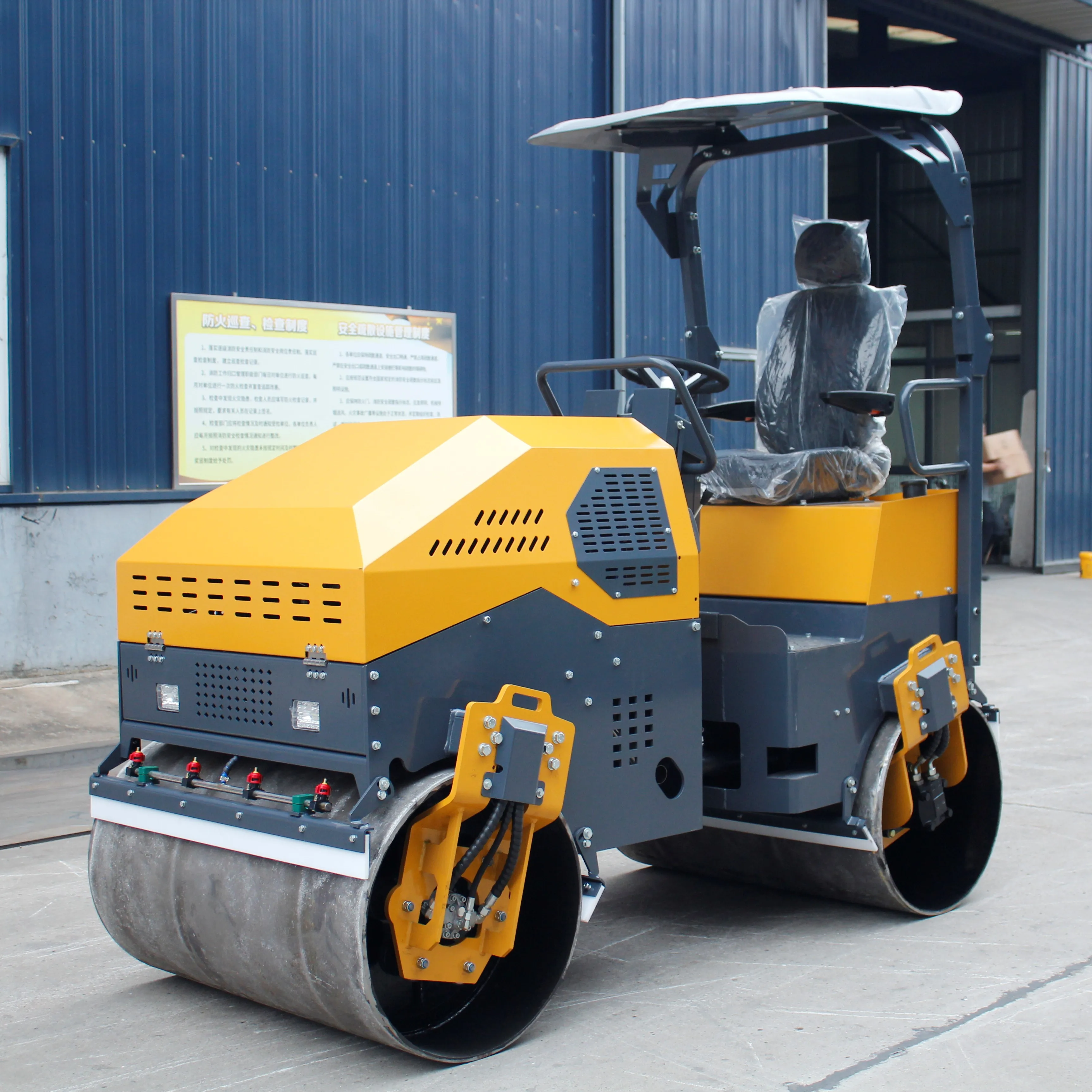 Hot Sale 4 tons 6 tons 8 tons Portable Fully Hydraulic Mini Asphalt Roller Price