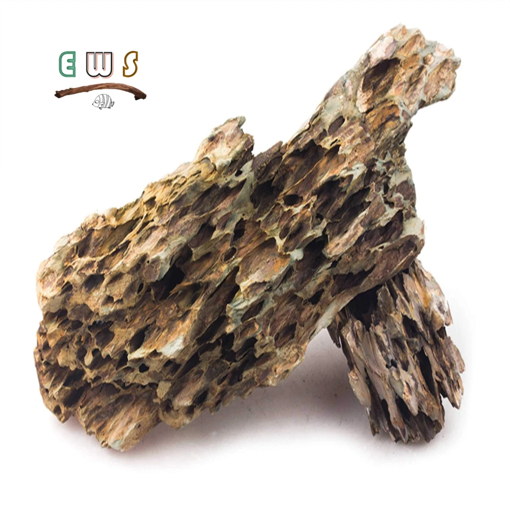 Aquarium Decoration Natural Ohko Dragon Stone Rocks Vivarium Terrarium Reptile Shelter Landscaping