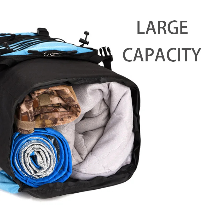 Hot Selling Outdoor High-Capacity Backpack Foldable Portable Mountaineering Backpack Picnic Camping Backpack