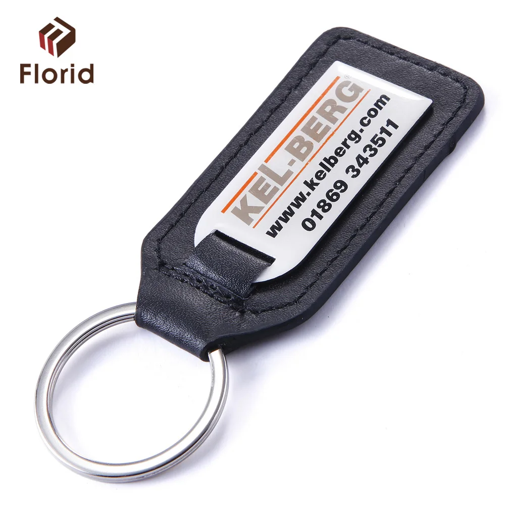 Black Leather ben z logo Car Keyring Alloy Blank Silver Luxury Metal Keyring Black Leather Keychains For Cars
