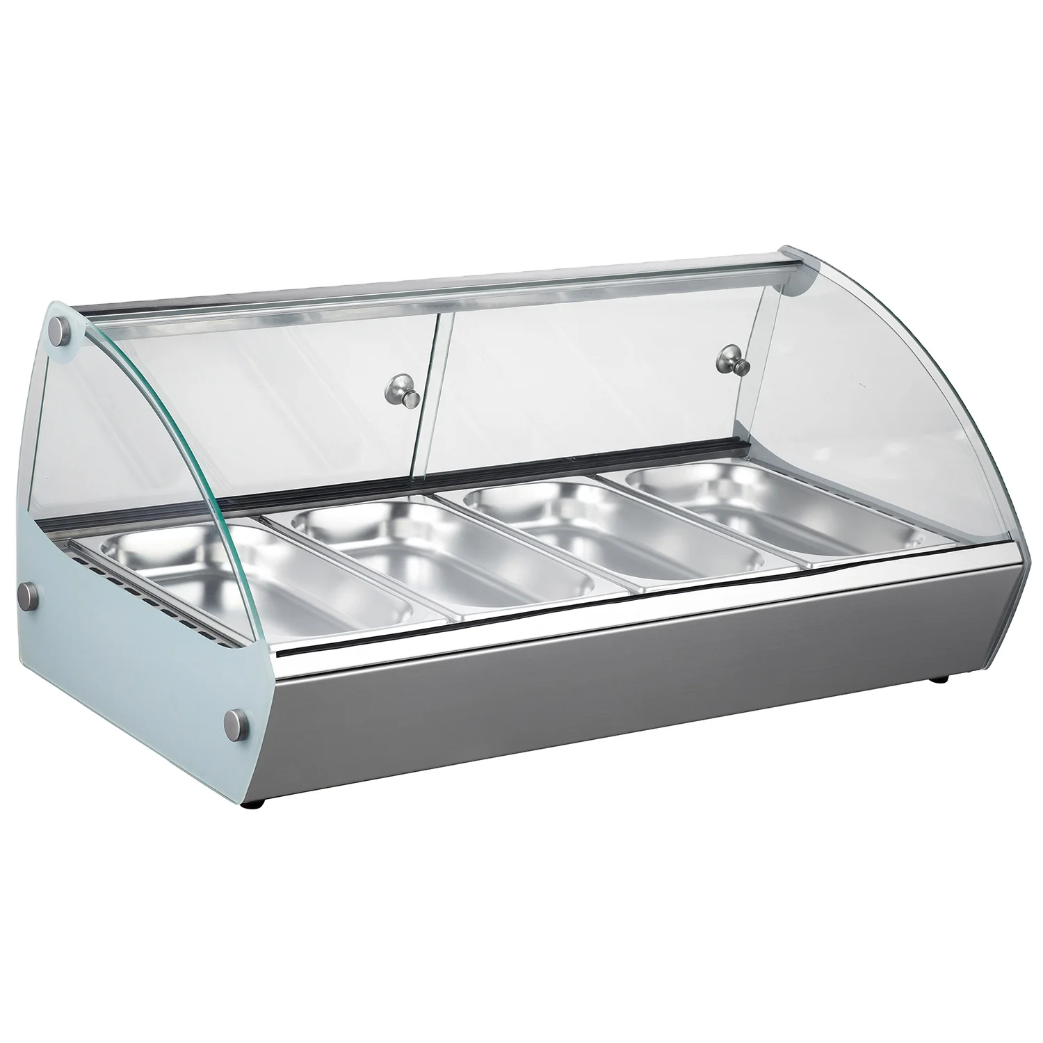 Smad High Quality Fruit Salad Display Refrigerant Bar Counter Chiller Showcase