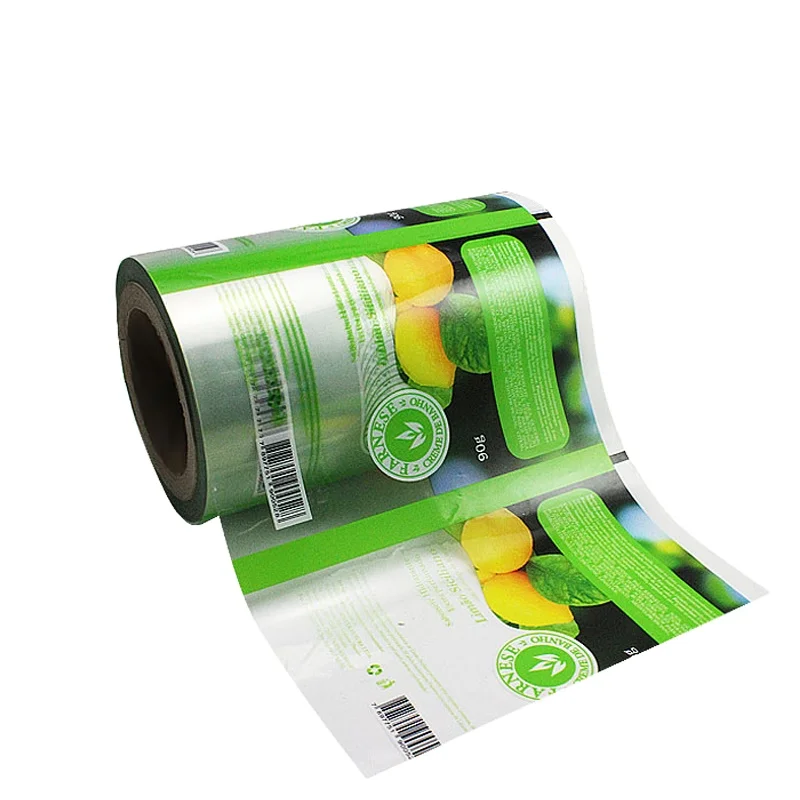 OEM printed food packing bopp plastic roll film stock