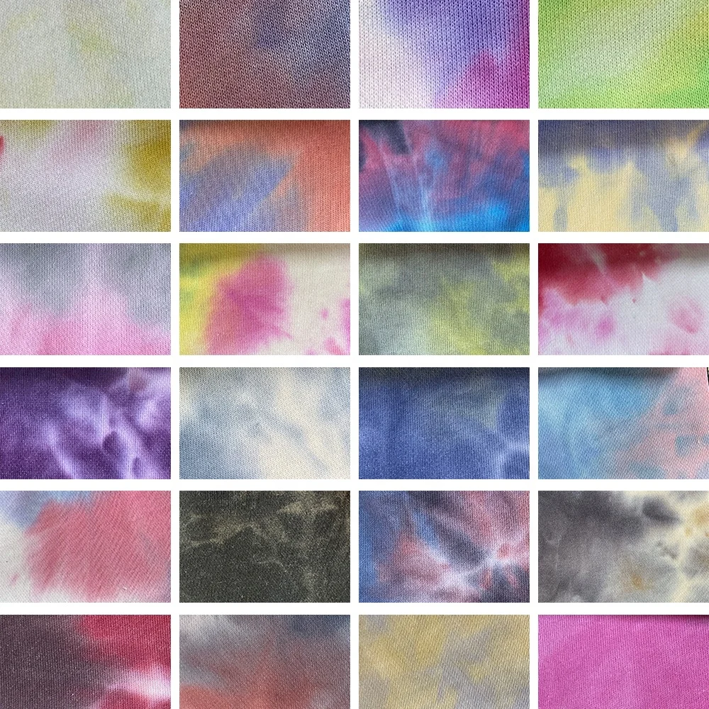 Designer Multi Color Fashion Hoody High Quality French Terry Sweatshirts Tie Dye Crop Top Hoodie For Women Womens Hoodies