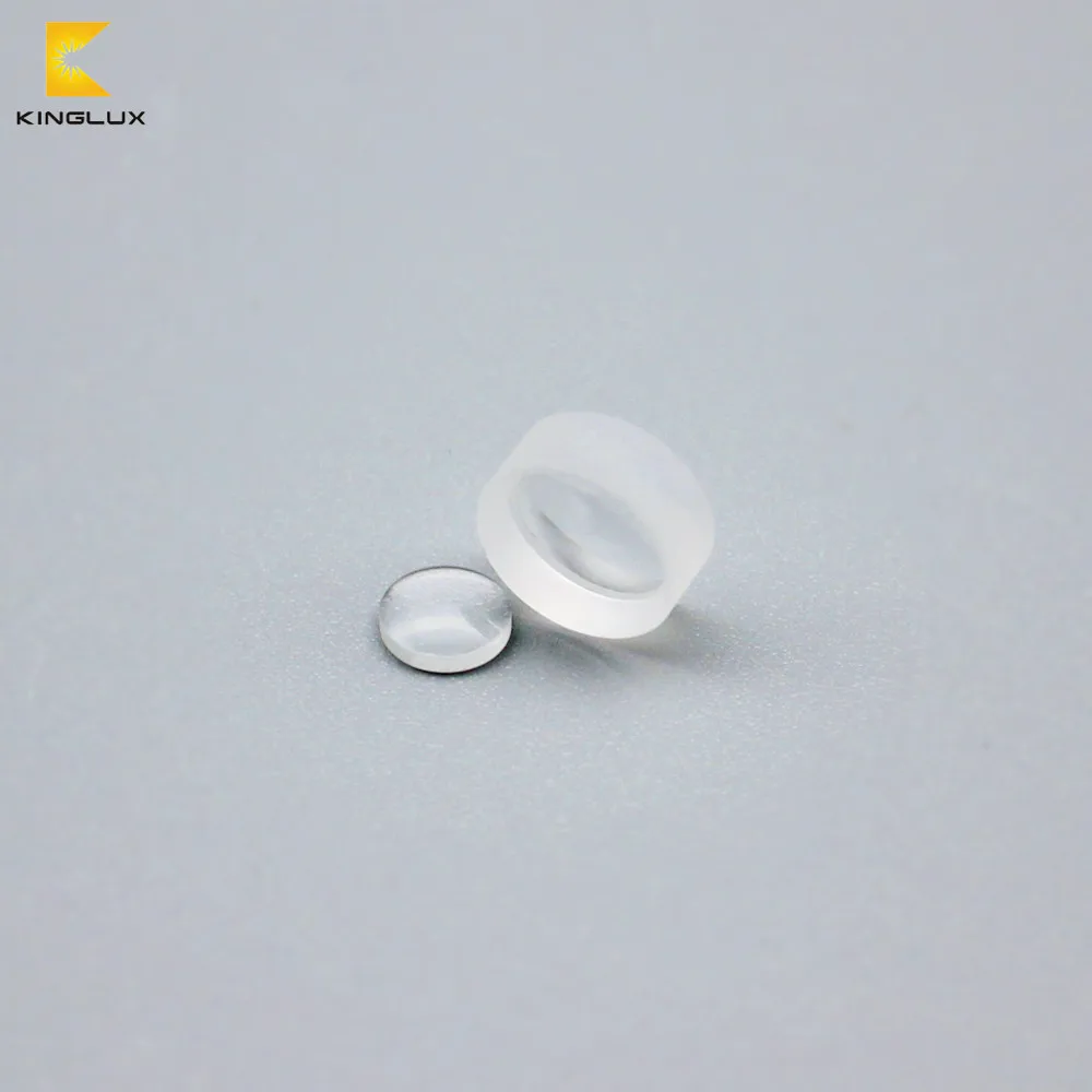 glass fused silica quartz glass UV led plano convex lens 6mm