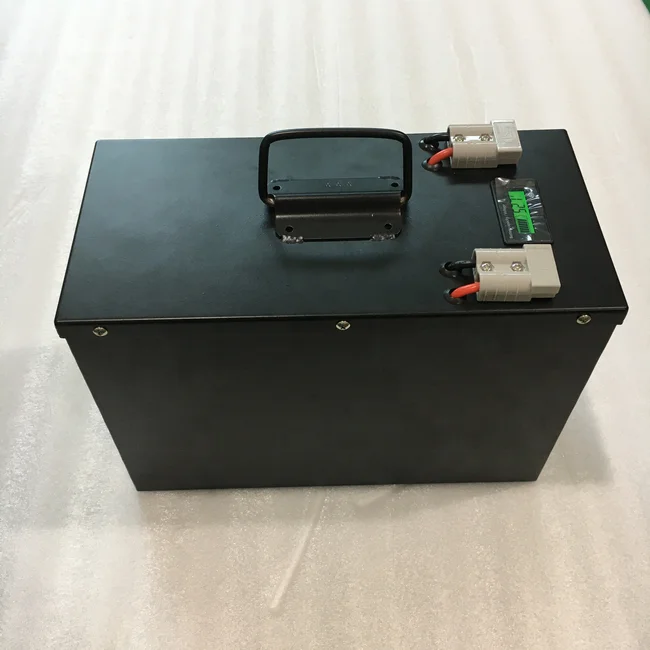 Литий-ионный аккумулятор для гольф-мобиля lifepo4 48 в 50 Ач с 15S BMS А и ЖК-дисплеем