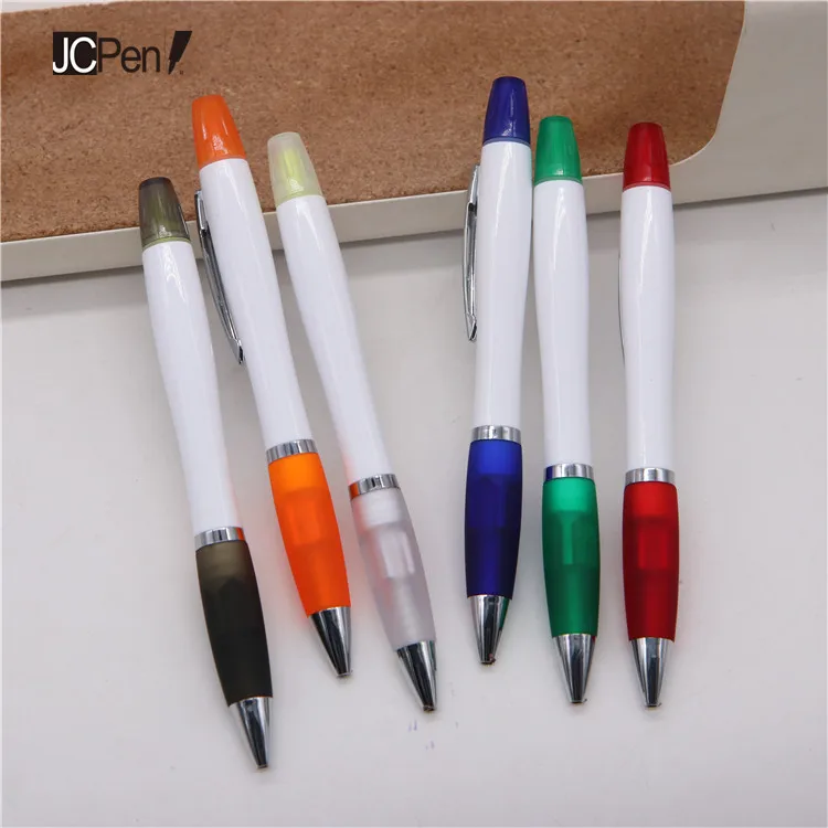 
Cheap promotion multifunctional ballpoint pen watercolor dual purposecustom LOGO advertising pen 