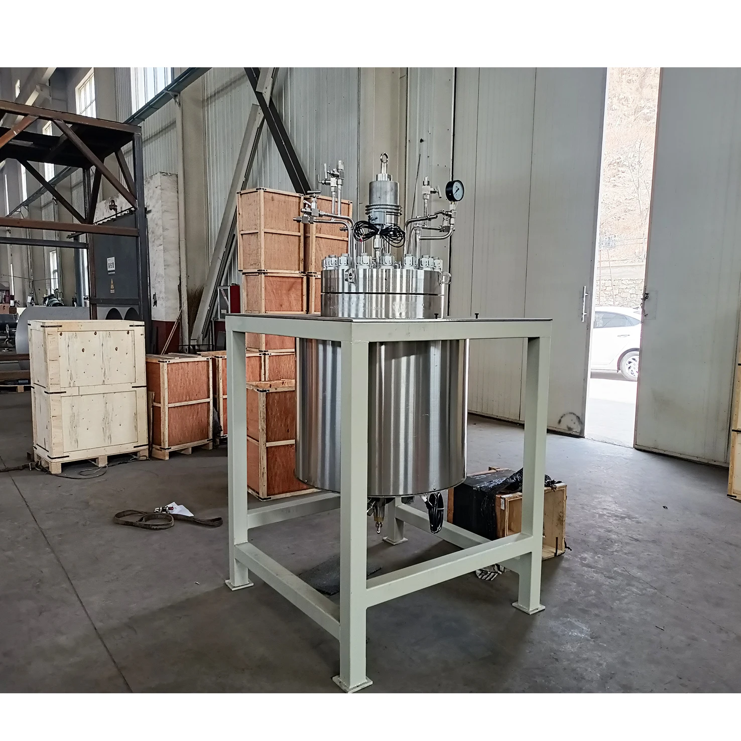 100 Liter Chemical High Temperature High Pressure Reactor With Mixer