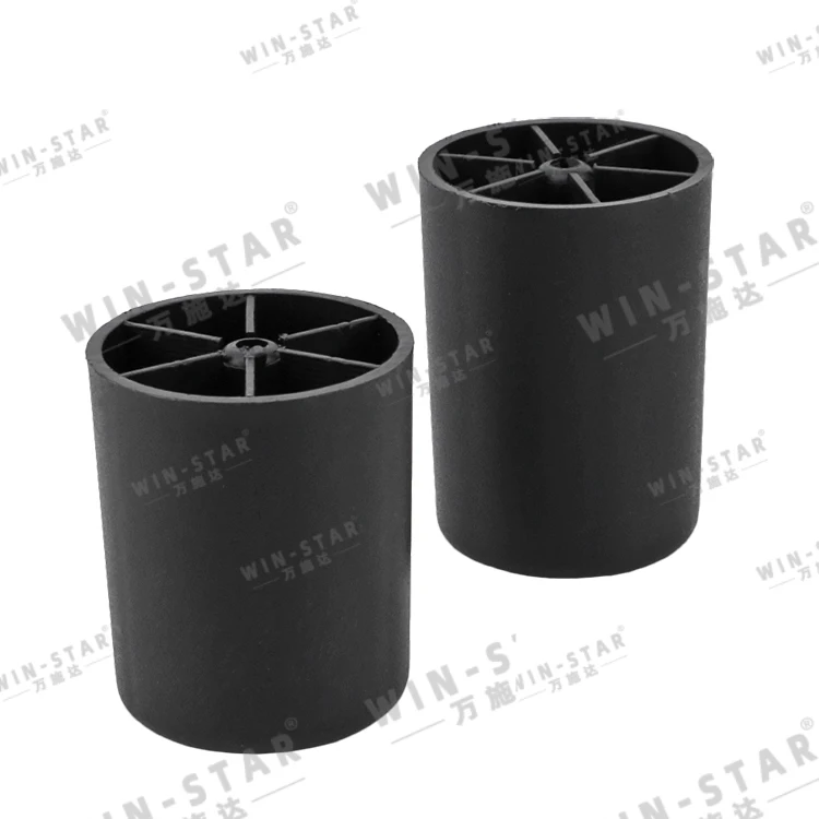 WINSTAR  Wholesale PP styles Furniture Black Color Cabinet Sofa Legs