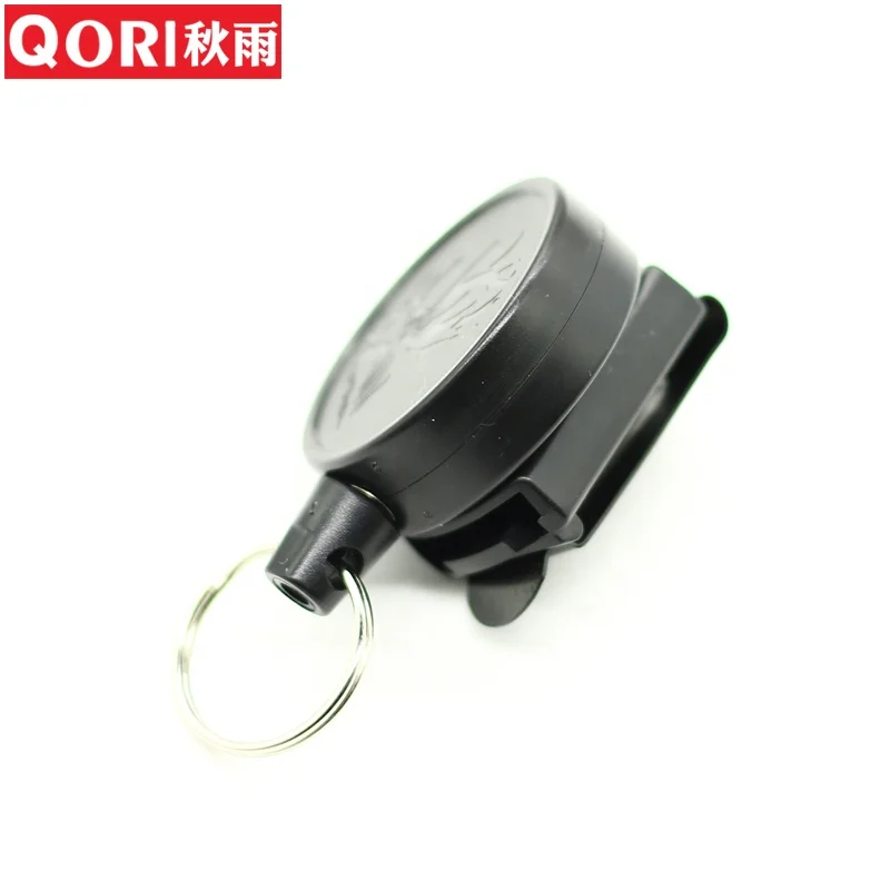 
QORI Hight Quality Retractable Badge Reel heavy duty Plastic Outdoor Clip Keyring Badge Reels 