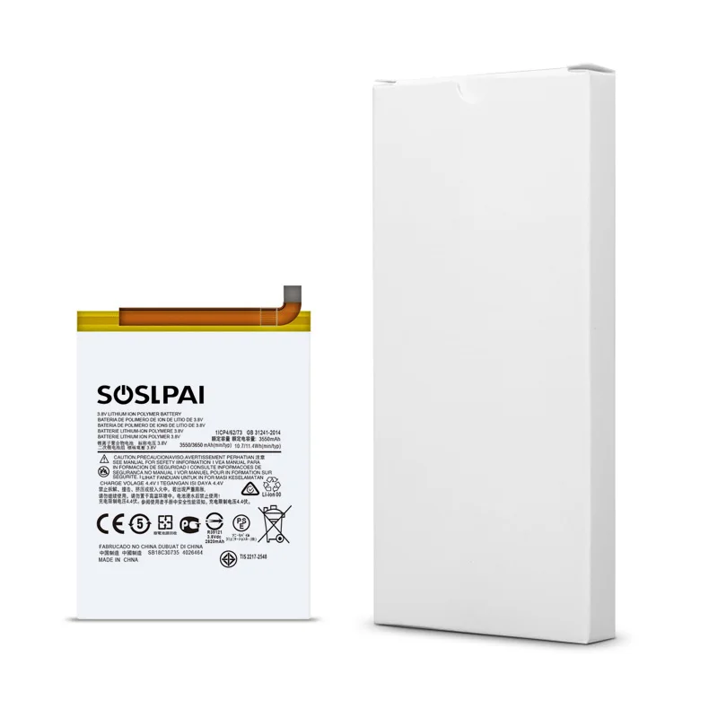 
SOSLPAI new arrived for huawei mate 8 backup battery 4000mah general mobile phone battery 