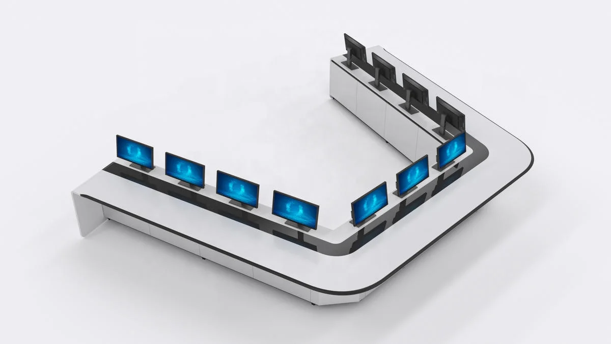 Kesino high quality modular console desk large conference comprehensive information monitoring command center consoles