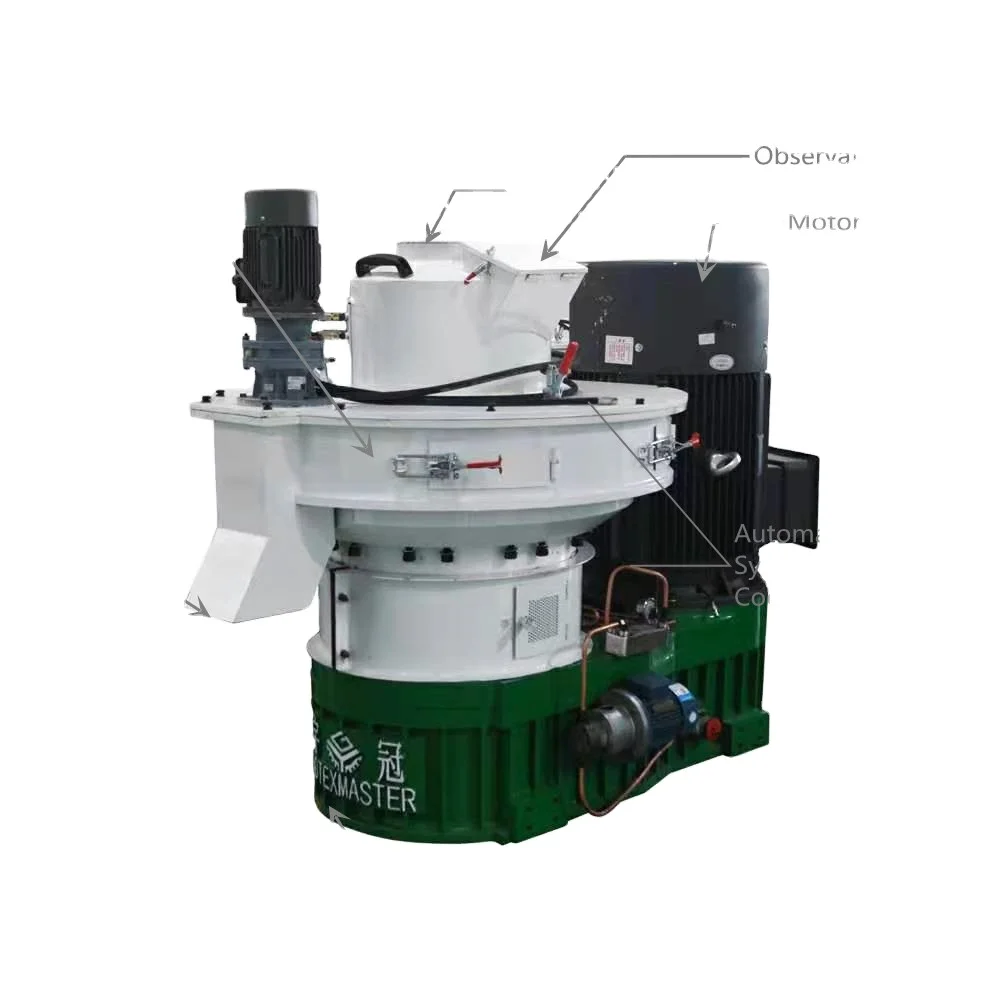 YGKJ Series Rotexmaster Brand Complete Design Dust Cyclone Collector Stainless Ring Die Pellet Mill