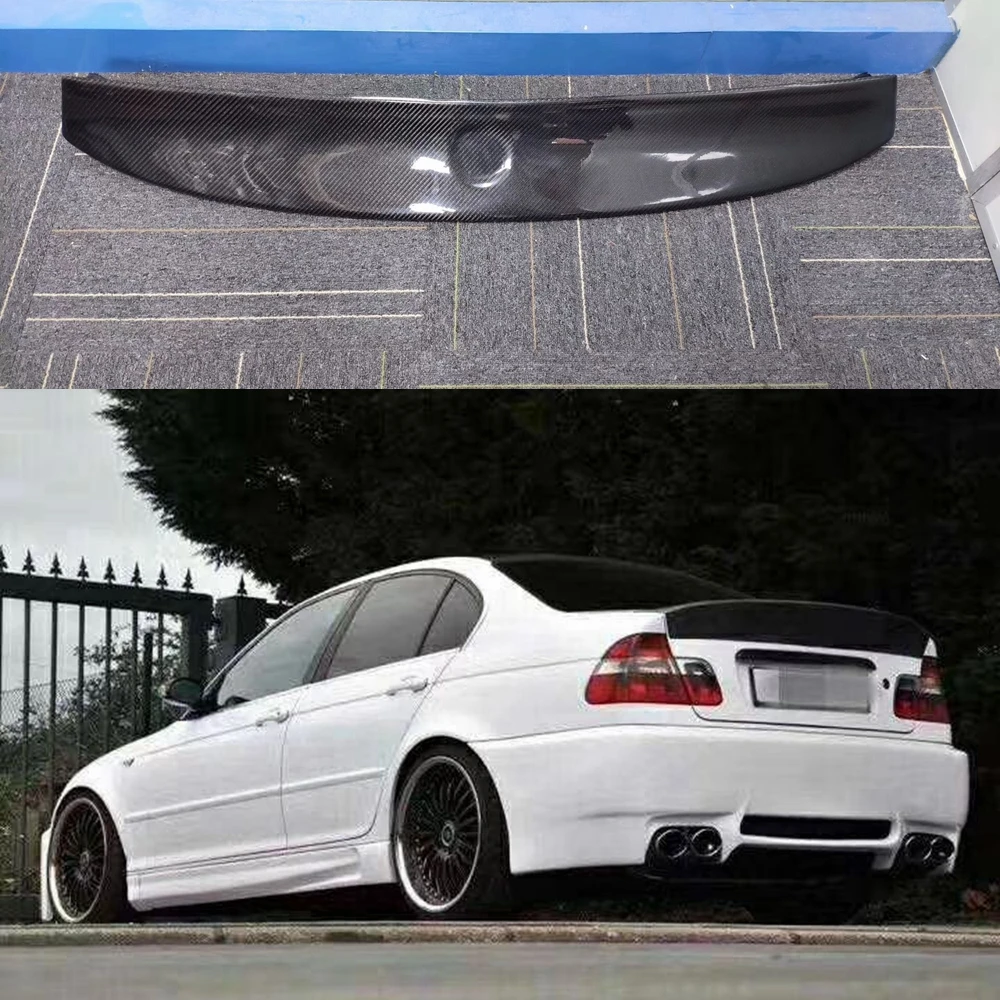 Для BMW E46 Coupe 1999 - 2005 автомобильный Стайлинг 3 серии задний спойлер для багажника из углеродного волокна