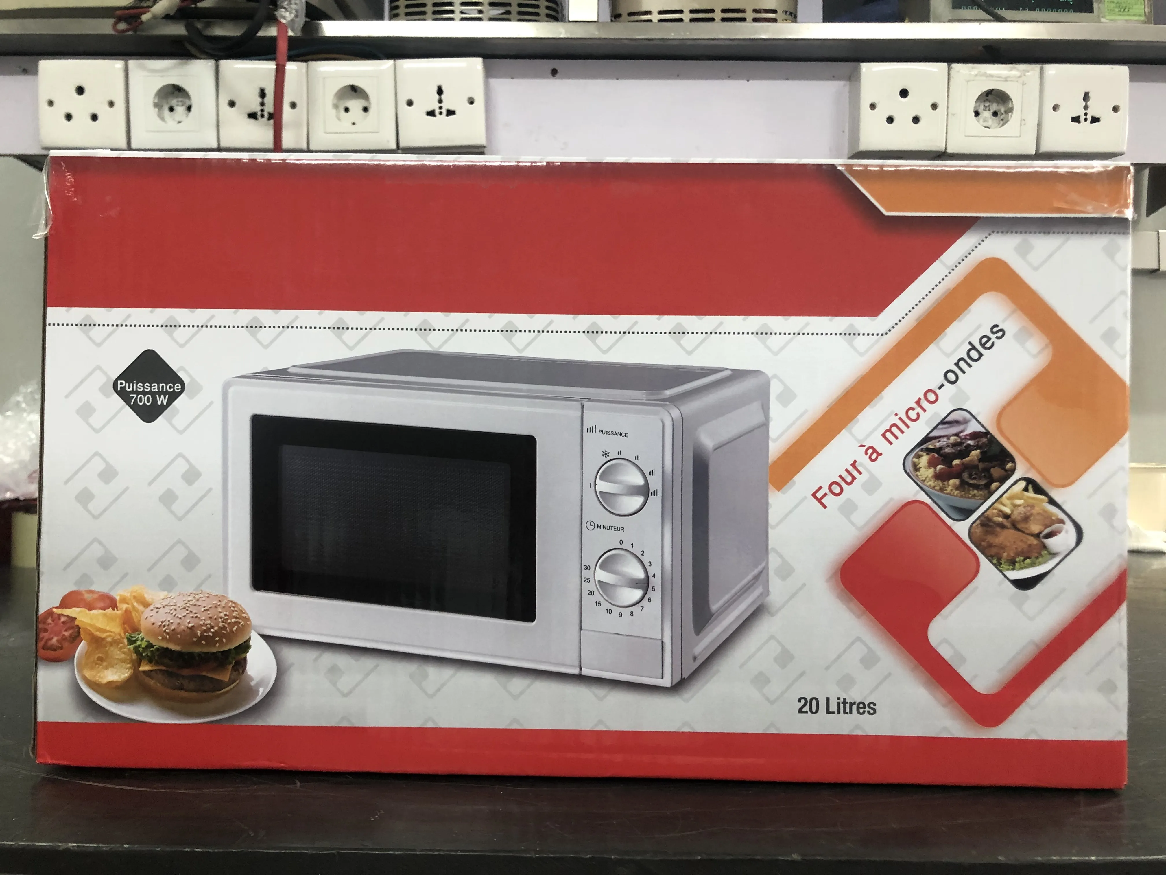 Electric White 20L Microwave Oven Rapid Heat Microwave Oven for TMD70-20MBSG(ZT)