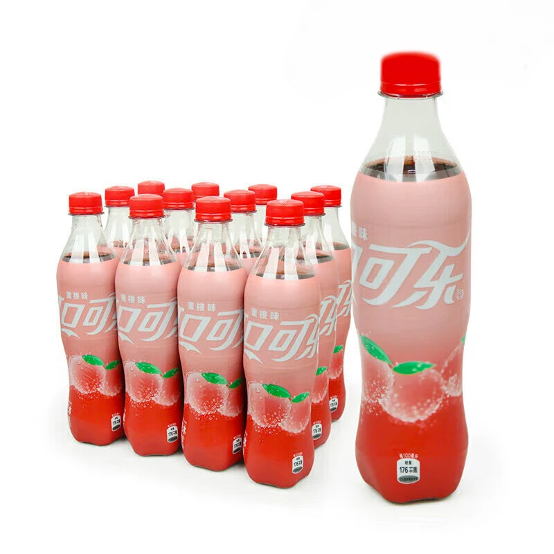 Best Selling Coca-Cola Peach Carbonated Drink 500ml Exotic Drinks Peach Drink