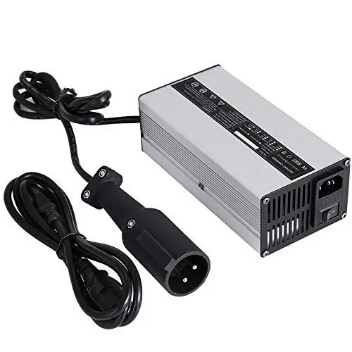 Зарядное устройство для гольф-мобиля, 48 В, 5 А, свинцово-Кислотное зарядное устройство Lifepo4 для аккумуляторов, автомобильное зарядное устройство для гольф-клуба с 3-контактным круглым разъемом для 58,4 в, 58,8 в