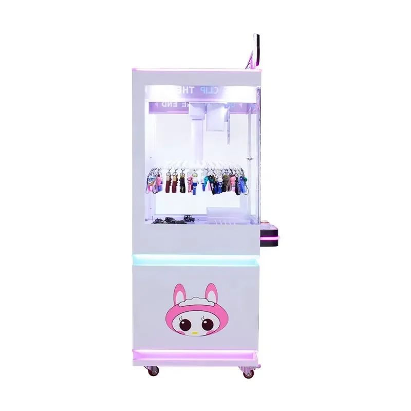 Personal Clip Sticker Card Clamp Machine Claw Crane Coin Operated Customized 4 Players Mini Boutique Clip Prize Game Machines