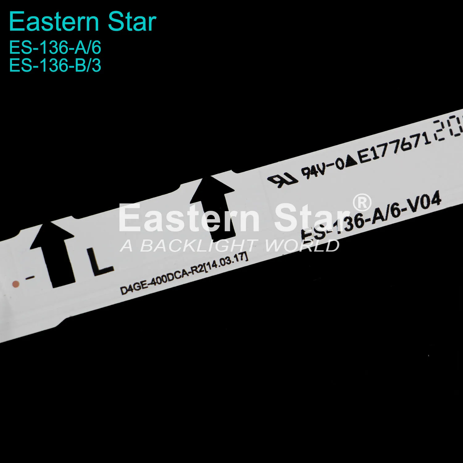 ES-136 10pcs/set LED Light Strip D4GE-400DCB-R1[13.12.19] for Samsung 40' TV  CY-JGJ040BGLV9H Backlight Strips