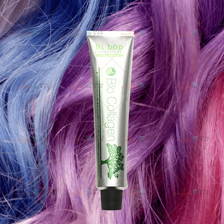 Huati Sifuli bibop 100ml Professional Salon Use Permanent Ammonia freeHair blue blond Dye purple pink silver red color cream