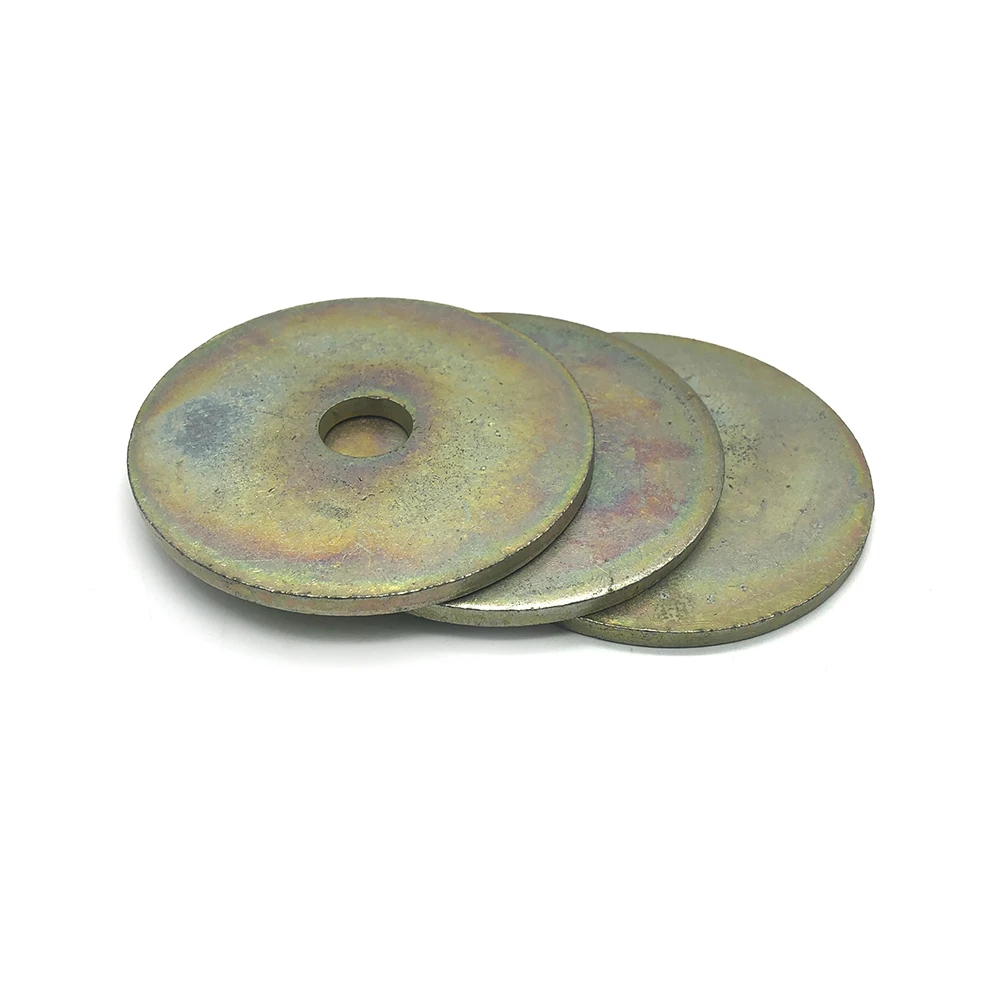 Fastener manufacturer carbon steel standard big flat fender washer flat washer marine hardware DIN125 metal flat round washer