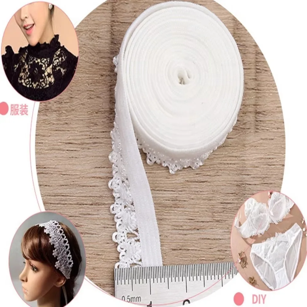 Elastic High-stretch Nylon Tooth Thin Knitted Underwear Trim Elastic Band for Bra Underwear Pants Shoes Hat