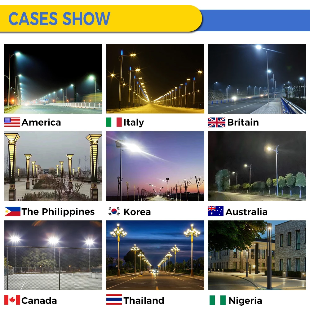 Modern Design 6-12m Solar Street Light Poles Galvanized Metal for Outdoor Garden Road Square Applications