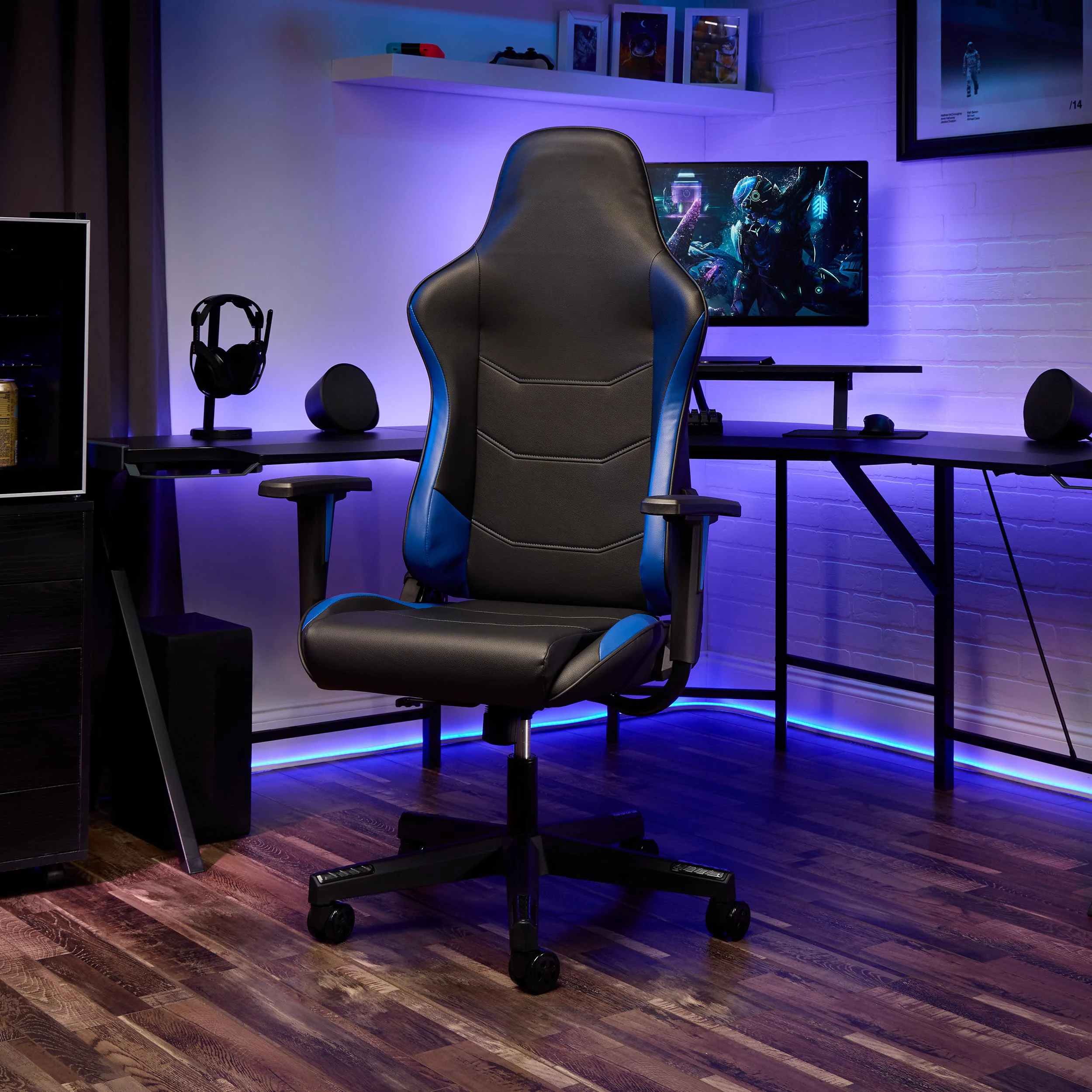 ALINUNU Wholesale Price Ergonomic PC Computer Chair Chair Gaming with Integrated Headrest for Adults