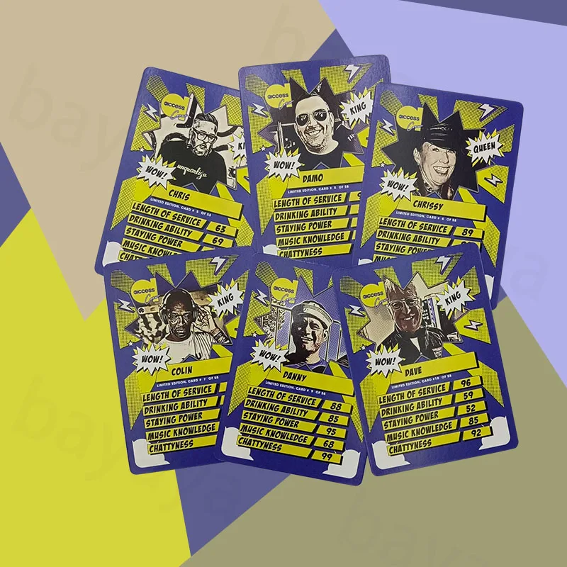 OEM Services Custom Premium Craftsmanship Trick-Taking Indoor Recreation Team Building Activities Yellow Card Game With Box