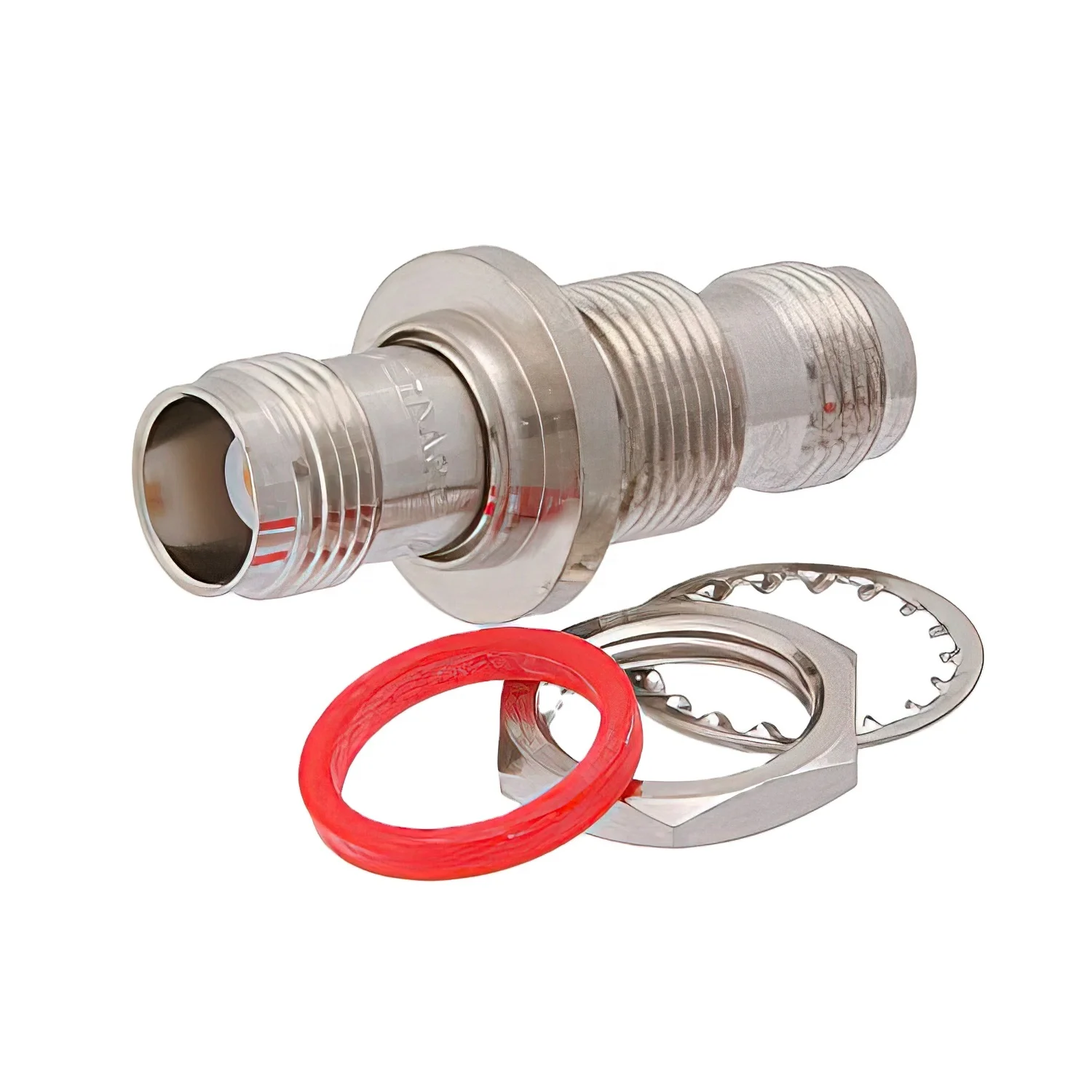 Hermetically Sealed TNC Female to TNC Female Bulkhead Mount Adapter
