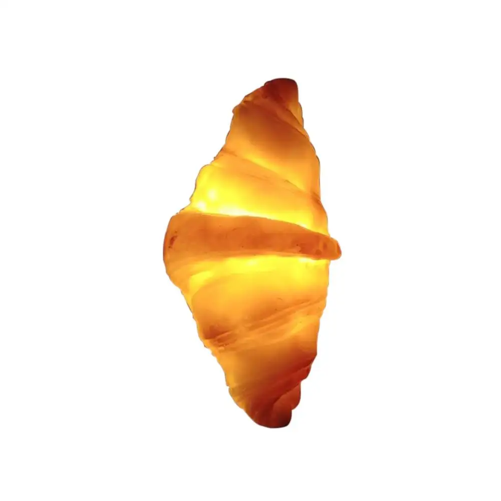 Simulation Croissant Cross Bread Cake Lamp Bread Shaped Battery Operated Cake Store Lighting Ornament for Baking Room Cake Store