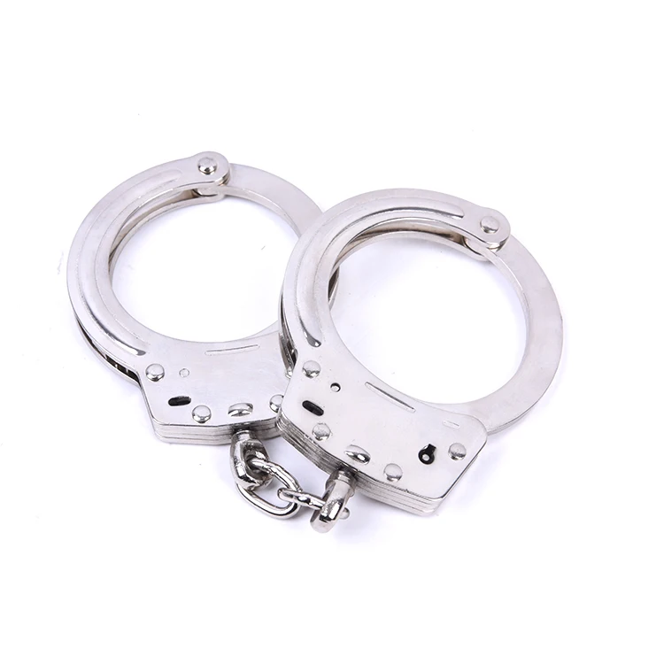 Professional New High Quality wholesale stainless steel handcuffs with keys