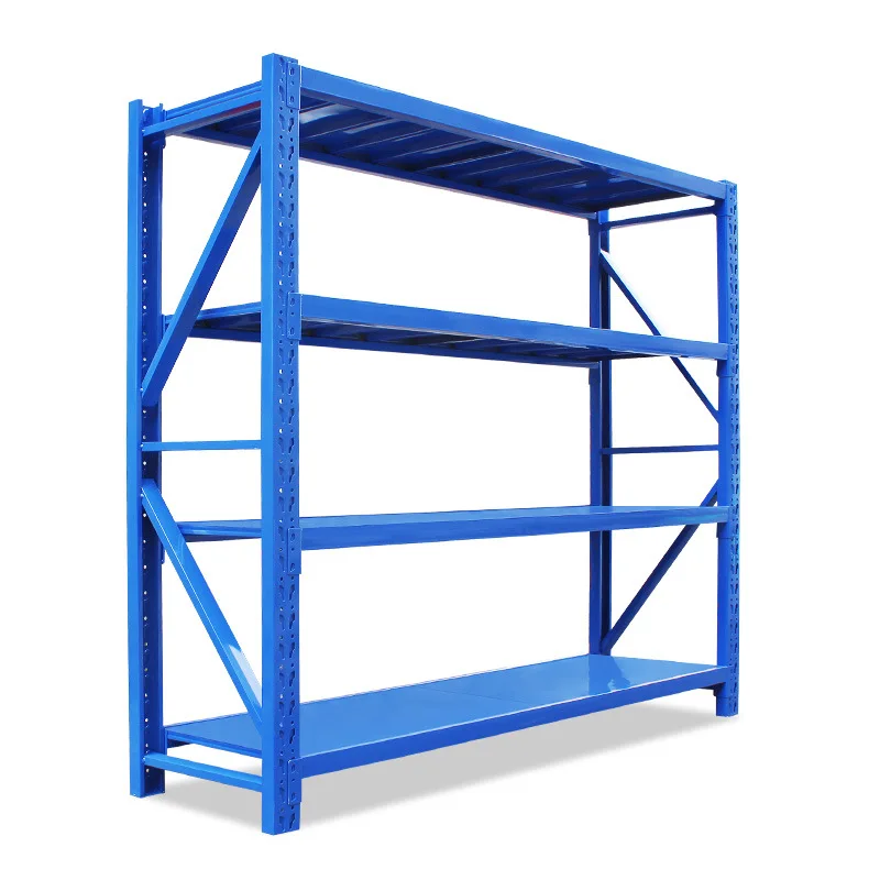 Warehouse Shelf Medium Duty Racking 200kg Long Span Storage Racks Steel Stacking Shelving Warehouse Shelving
