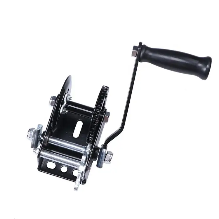 Factory Black  Manual Changeable Handle Hand Winch