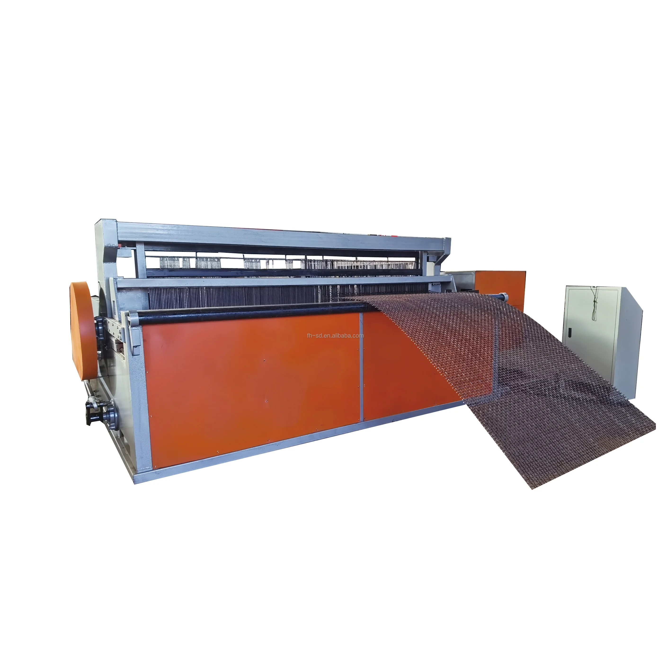 Servo motor Crimped Wire Mesh Weaving Machine