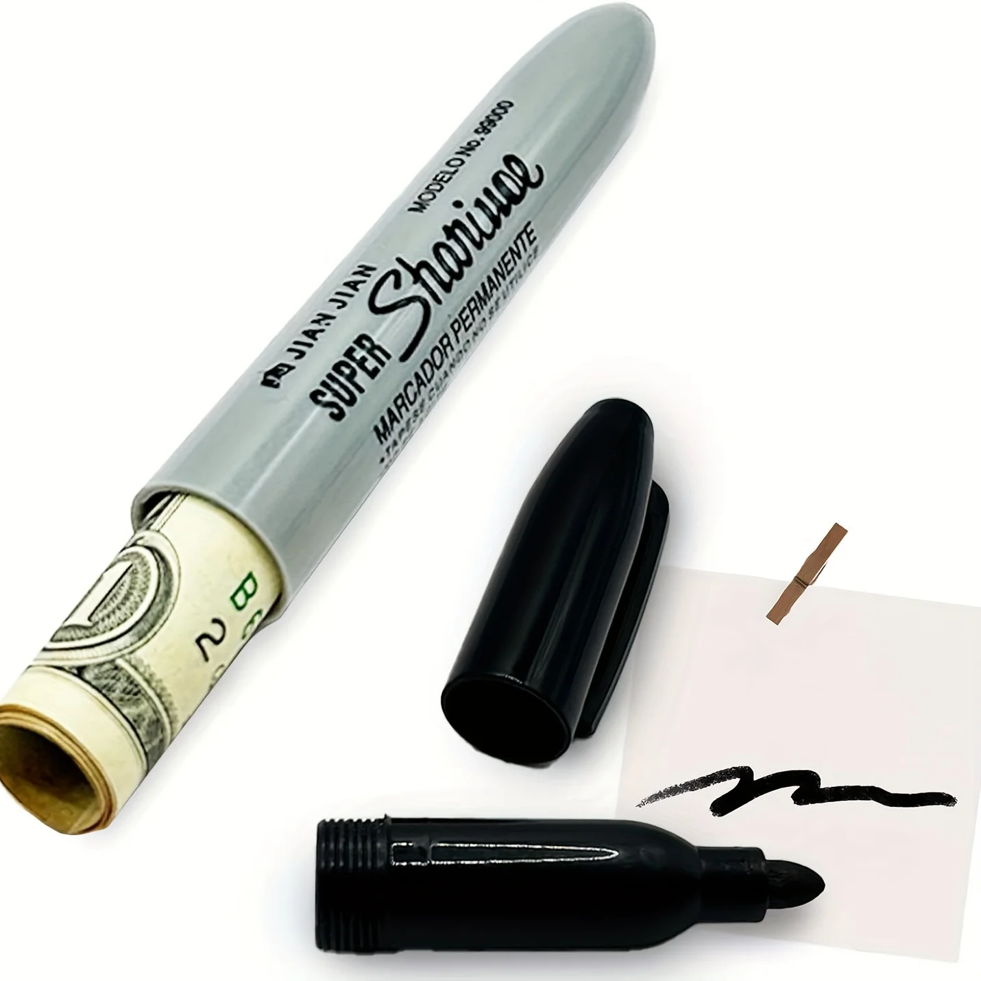 Safe Anti-Theft Hidden Money Compartment Pocket Marker Pens Used For Diversion, Decoy Sharpie Pens
