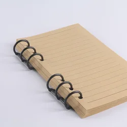 Diy Metal 3-Ring Binding Spines Combs New Metal Loose Leaf Binder Rings Clip Folder Desk Calendar Notebook 3 Binding Book Ring
