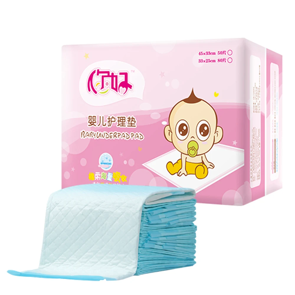Hot Sell Super Care High Absorbency Disposable Incontinence Underpads For Baby