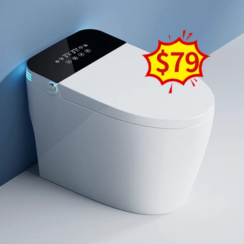 New Design Tankless Electric Bowl Toilet Floor Mounted Water Closet Wall Color Bowl Intelligent Smart Toilets